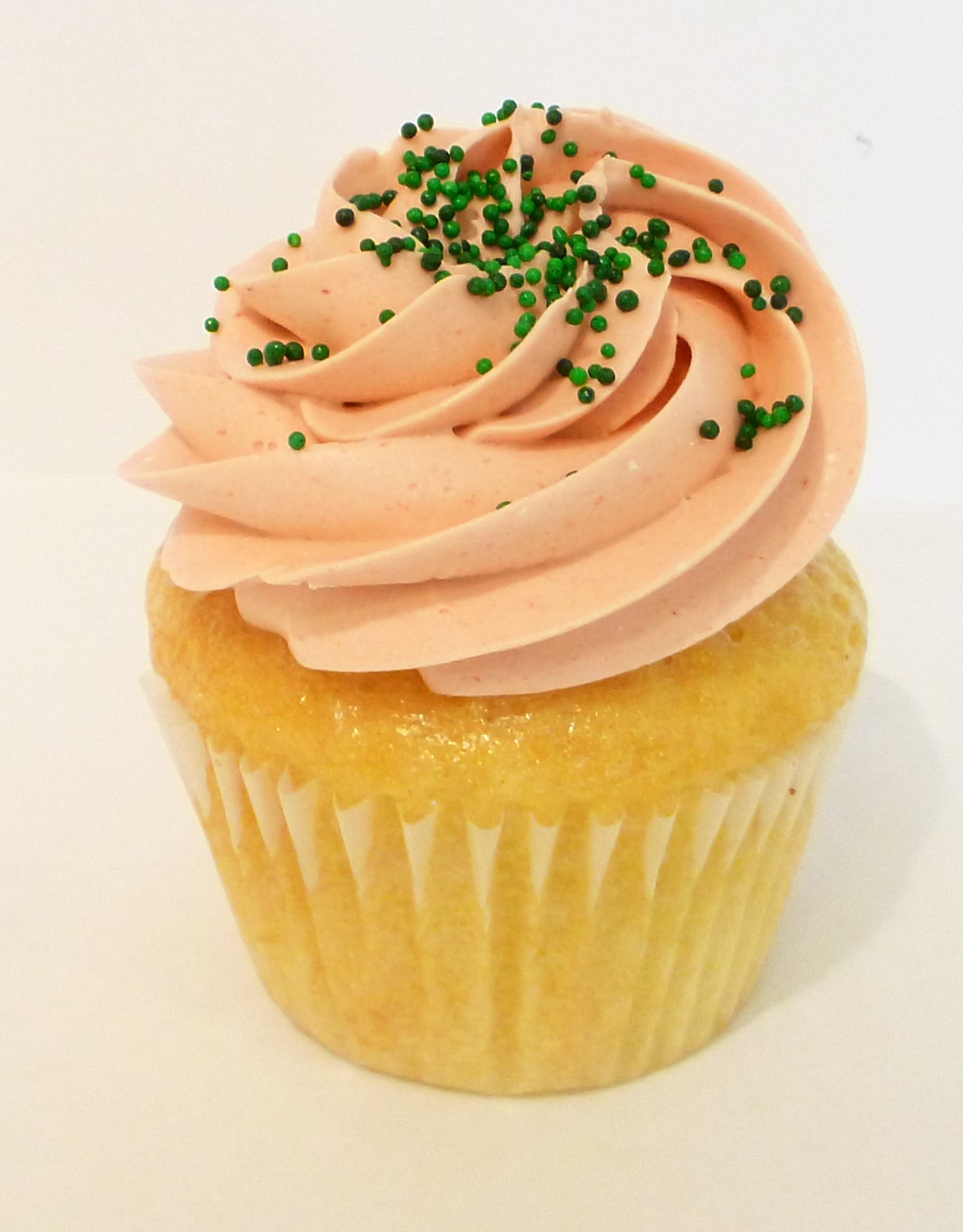 Strawberry Fields cupcake